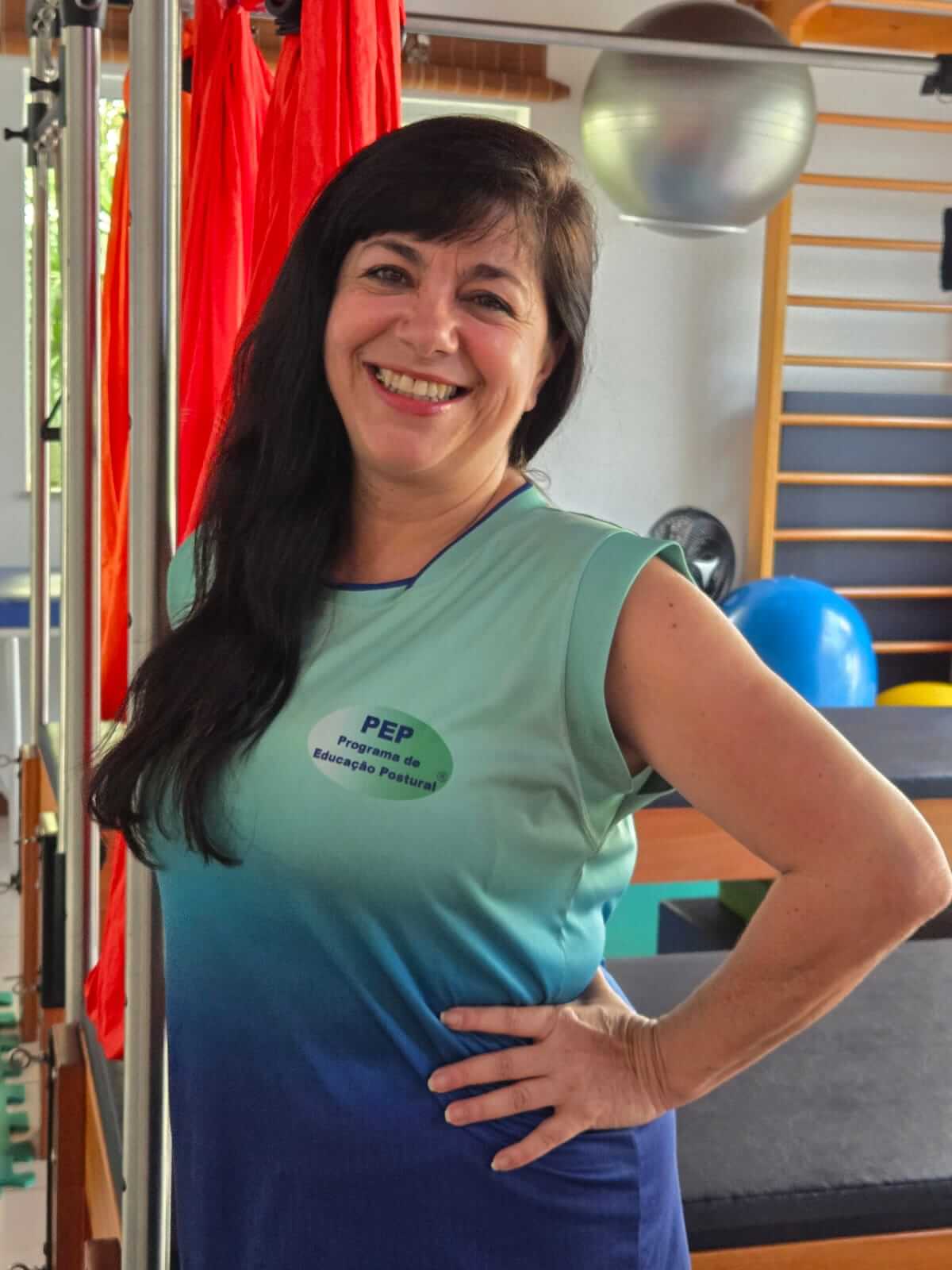 Carla - Instrutora de Reabilitação Física e Funcional do IEV